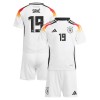 Maillot de Supporter Allemagne Sane 19 Domicile Euro 2024 Pour Enfant